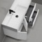 Modern Bathroom Vanity, Wall Mounted, 48